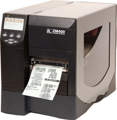 Промышленный принтер этикеток Zebra ZM 400