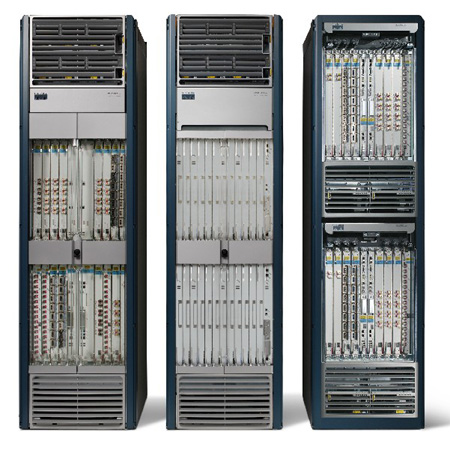 Cisco CRS-1, маршрутизатор операторского класса. Данное оборудование используют крупнейшие операторы мобильной связи, например, “Мегафон”