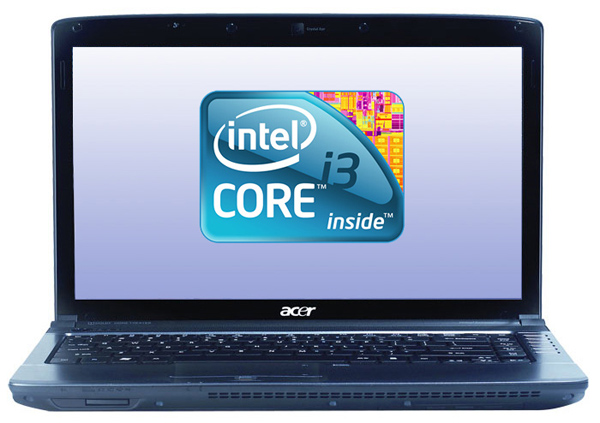 Ноутбук от Acer на базе процессора Intel Core i3