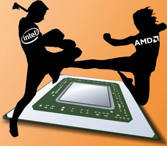 Intel vs AMD: битва за рынок микропроцессоров