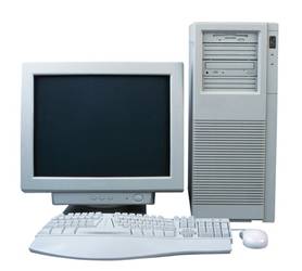 персональный компьютер - системный блок, монитор, клавиатура