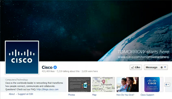 Cisco  Facebook      Wi-Fi 
