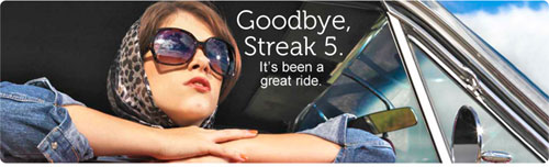 На официальной странице Dell Streak 5 красуется сообщение «Streak 5 is no longer available» («Продажи Streak 5 прекращены»).