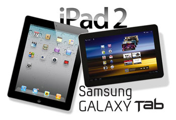   Apple iPad2  Samsung Galaxy Tab 