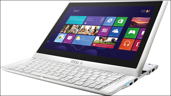 MSI Slidebook S20: планшет с выдвижной клавиатурой