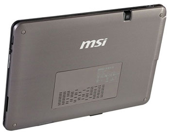 MSI WindPad 110w вид сзади