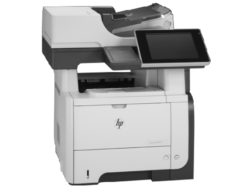 Новое МФУ HP LaserJet Enterprise 500 MFP M525f может принимать задания по сети и отправлять результаты сканирования по факсу или на e-mail