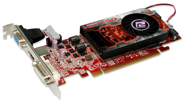   Radeon HD 7750:    PowerColor