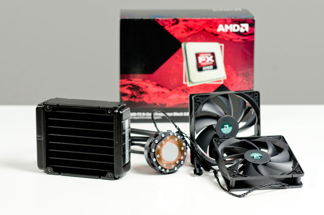 Система водяного охлаждения для процессора AMD FX-8150