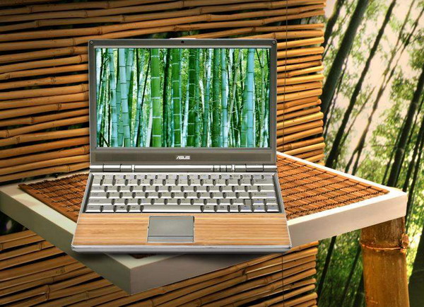 Экологичный ноутбук Asus Bamboo