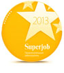 По итогам 2013 года портал SuperJob.ru присудил нам статус «Привлекательный работодатель».