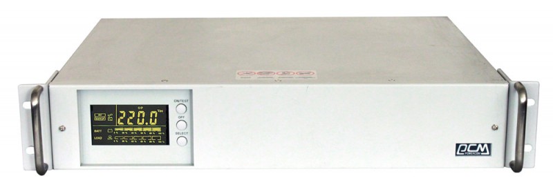   PowerCom SMK-1000A RM LCD (2U) (RMK-1K0A-6CC-2440)  1