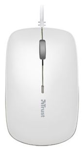   Trust Agiloo Slimline Mouse White USB (17052)  2