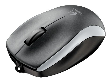   Logitech Mouse M125 Black-Silver USB (910-001838)  3