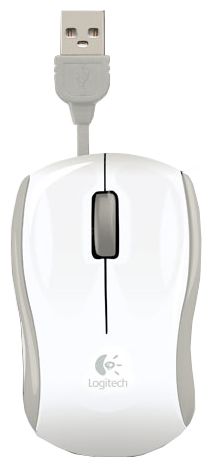   Logitech Mouse M125 White USB (910-001839)  1