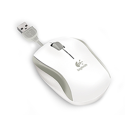   Logitech Mouse M125 White USB (910-001839)  2