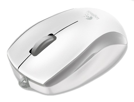   Logitech Mouse M125 White USB (910-001839)  3