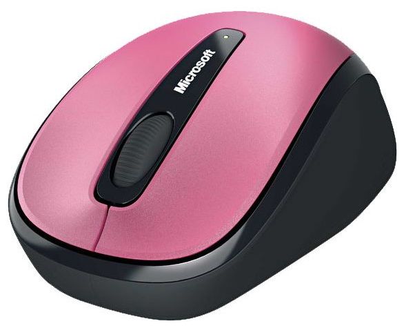   Microsoft Wireless Mobile Mouse 3500 Dragon Fruit Pink USB (GMF-00002)  1