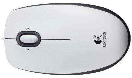   Logitech Mouse M100 White USB (910-001605)  2