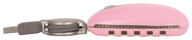   Sweex MI039 Notebook Optical Mouse Baby Pink USB (MI039)  2