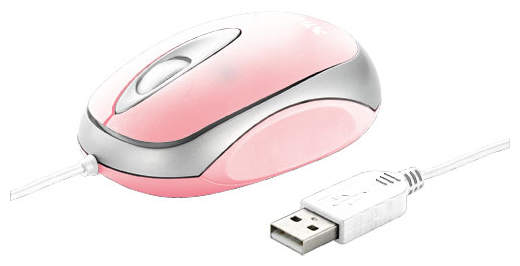   Trust Centa Mini Mouse Pink USB (16145)  1