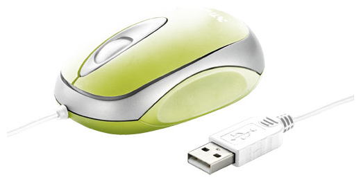   Trust Centa Mini Mouse Lime USB (16144)  1