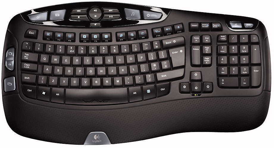   Logitech Wireless Keyboard K350 Black USB (920-002025)  2