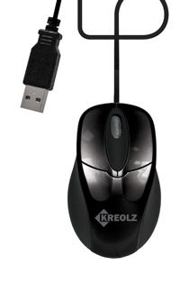   Kreolz MO02 Black USB (MO02B)  2