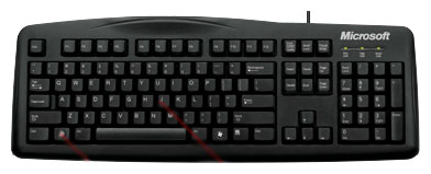   Microsoft Wired Keyboard 200 Black USB (JWD-00002)  2