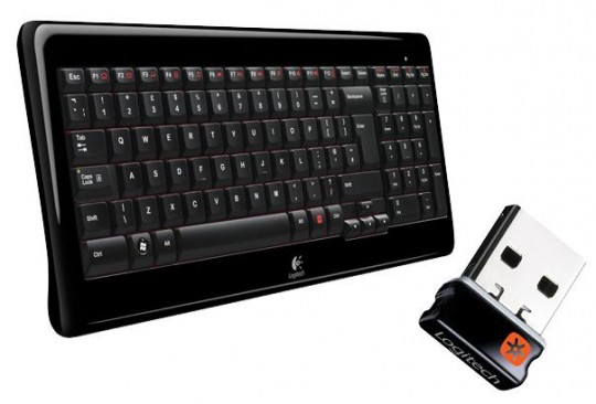   Logitech Wireless Keyboard K340 Black USB (920-001992)  2