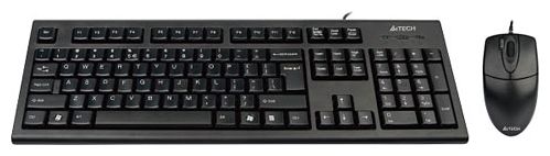 Купить Комплект клавиатура + мышь A4 Tech KR-8520D Black USB (KR-8520D) фото 1