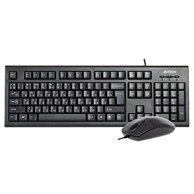 Купить Комплект клавиатура + мышь A4 Tech KR-8520D Black USB (KR-8520D) фото 2