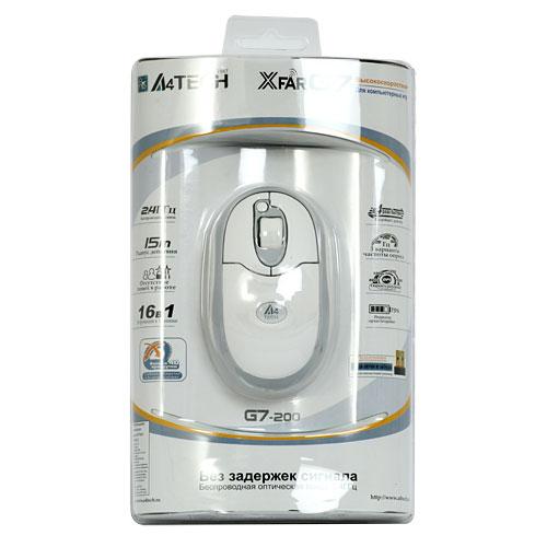   A4 Tech G7-200 White USB (G7-200-2)  3