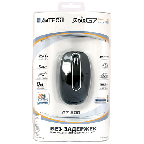   A4 Tech G7-300-1 Black USB (G7-300-1)  4
