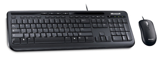Купить Комплект клавиатура + мышь Microsoft Wired Desktop 600 Black USB (APB-00011) фото 2