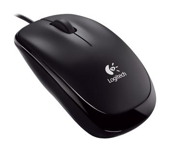   Logitech B105 Portable Mouse Black USB (910-001304)  1