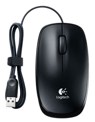   Logitech B105 Portable Mouse Black USB (910-001304)  3