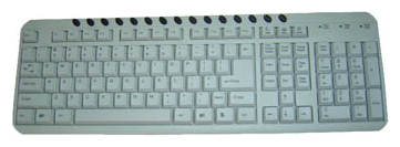   Gembird KB-8300M-R White PS/2 (KB-8300M-R)  1