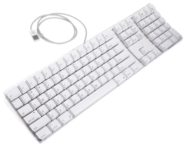   Apple M9034 Keyboard White USB (M9034Z/A)  1