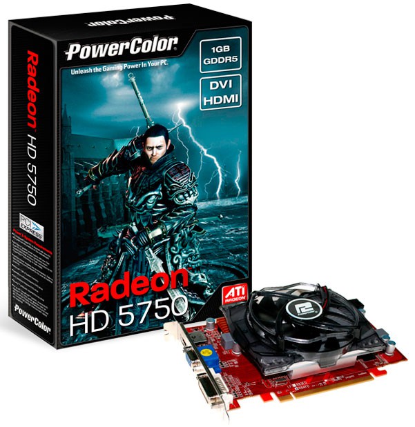   PowerColor Radeon HD 5750 700Mhz PCI-E 2.1 1024Mb 4000Mhz 128 bit DVI HDMI HDCP (AX5750 1GBD5-HV3)  2