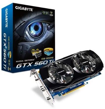 Купить Видеокарта Gigabyte GeForce GTX 560 Ti 822Mhz PCI-E 2.0 1024Mb 4000Mhz 256 bit 2xDVI Mini-HDMI HDCP (GV-N560UD-1GI) фото 2