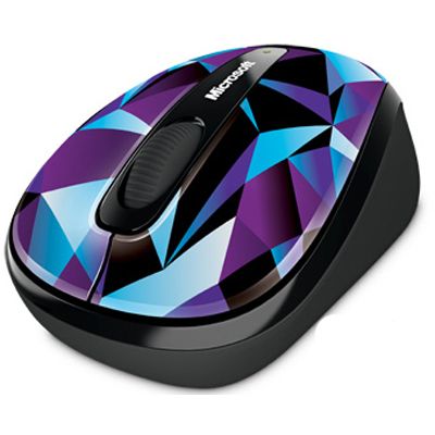   Microsoft Wireless Mobile Mouse 3500 Artist Edition Matt Moore Blue-Black USB (GMF-00130)  2