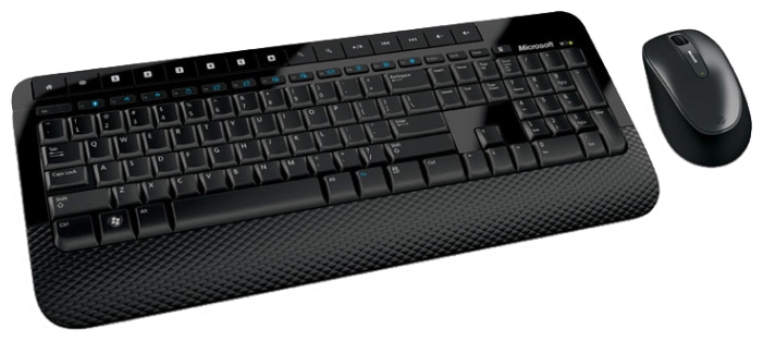 Купить Комплект клавиатура + мышь Microsoft Wireless Desktop 2000 Black USB (M7J-00012) фото 1