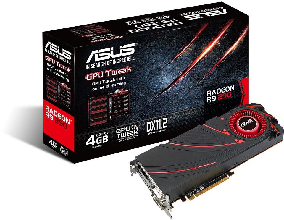   Asus Radeon R9 290 947Mhz PCI-E 3.0 4096Mb 5000Mhz 512 bit 2xDVI HDMI HDCP (R9290-4GD5)  3