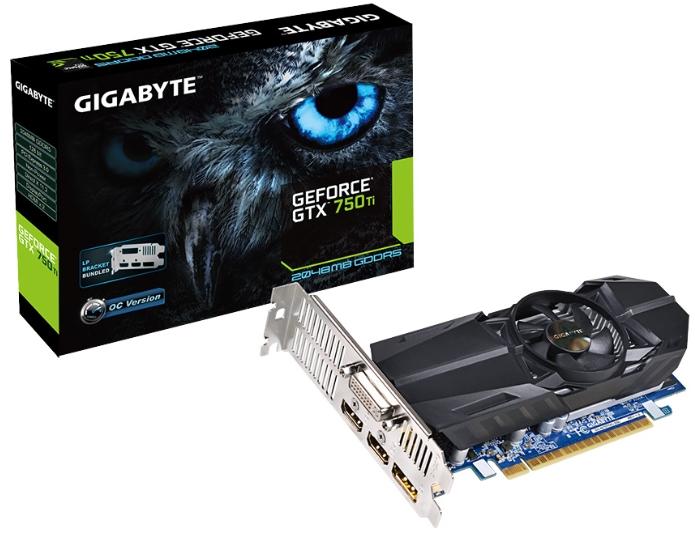   Gigabyte GeForce GTX 750 Ti 1033Mhz PCI-E 3.0 2048Mb 5400Mhz 128 bit DVI 2xHDMI HDCP (GV-N75TOC-2GL)  3