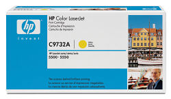 Купить Интеллектуальный картридж HP C9732A желтый (C9732A) фото 1