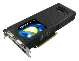   Palit GeForce GTX 295 576 Mhz PCI-E 2.0 1792 Mb 1998 Mhz 896 bit 2xDVI HDMI HDCP (NE3TX295FH3B8)  1