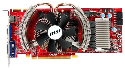   MSI Radeon HD 4870 750 Mhz PCI-E 2.0 1024 Mb 3600 Mhz 256 bit DVI HDMI HDCP (R4870-MD1G)  2
