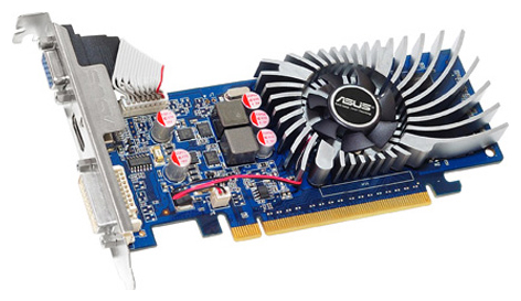   Asus GeForce 210 589 Mhz PCI-E 2.0 512 Mb 800 Mhz 64 bit DVI HDMI HDCP (EN210/DI/512MD2(LP))  1