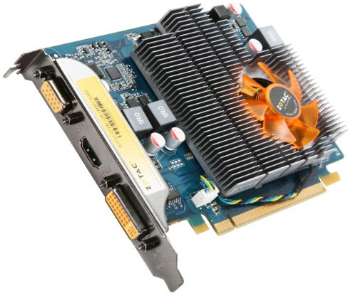   Zotac GeForce GT 220 625 Mhz PCI-E 2.0 1024 Mb 1580 Mhz 128 bit DVI HDMI HDCP (ZT-20201-10L)  2